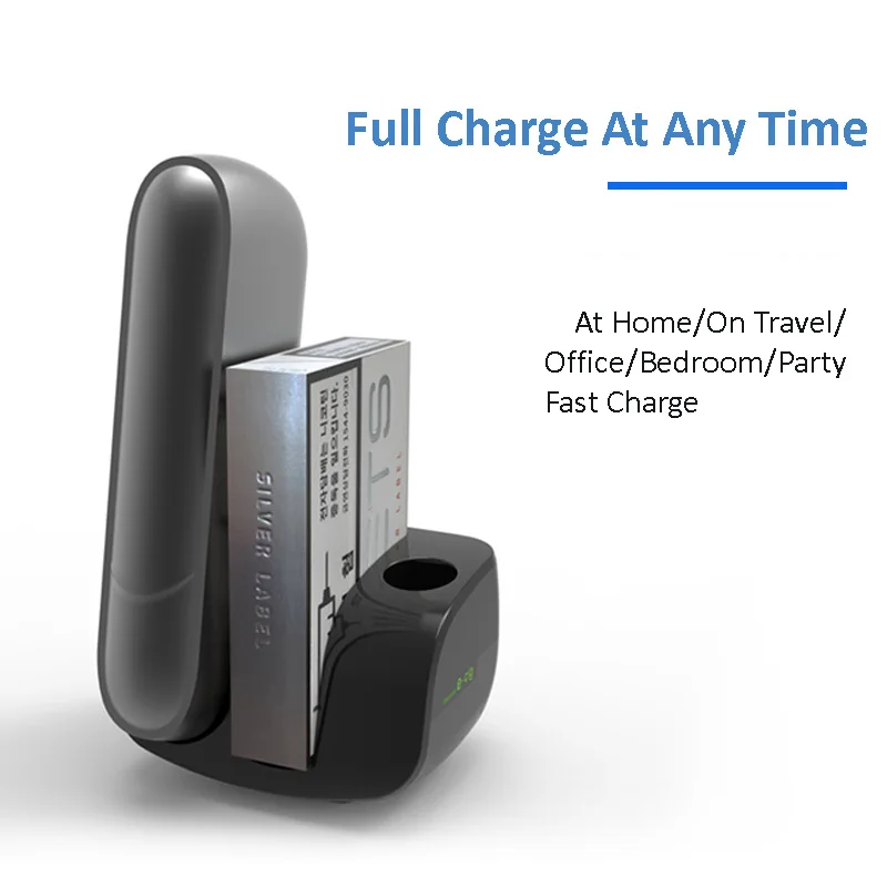 Черный цвет Type-C дизайн зарядное устройство для IQOS 3 Multi 3.0 электронные сигареты