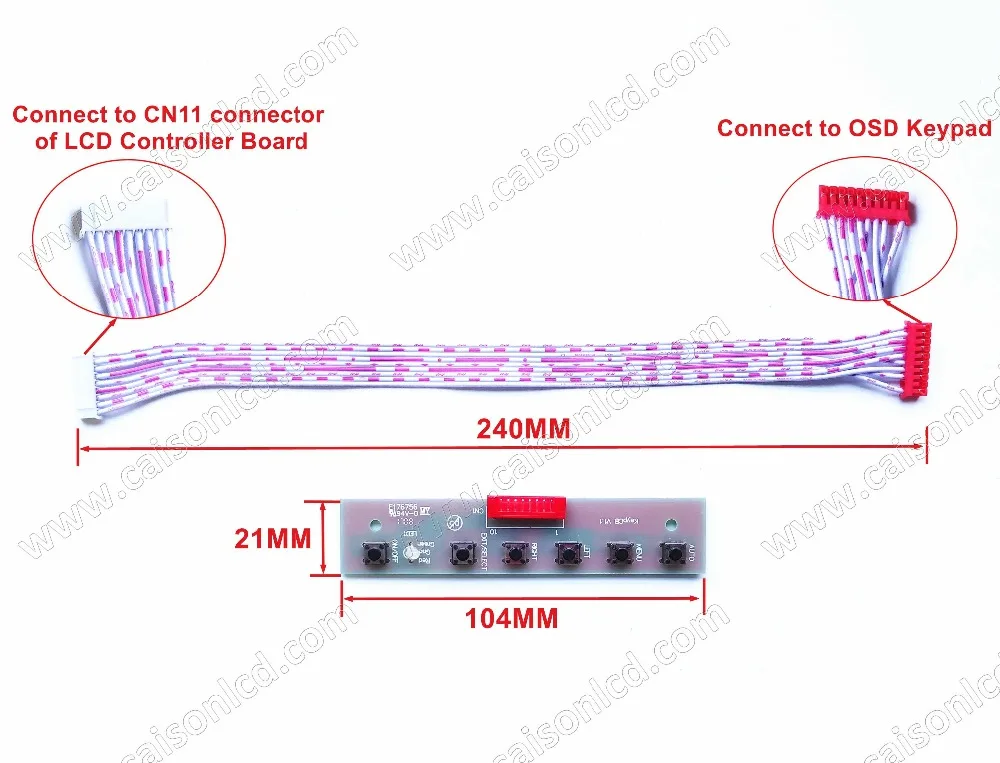 lcd LVDS плата контроллера с HDMI DVI VGA для 10," 1024X600 lcd TFT панель: HSD101PFW4-A00.HSD101PFW3-A