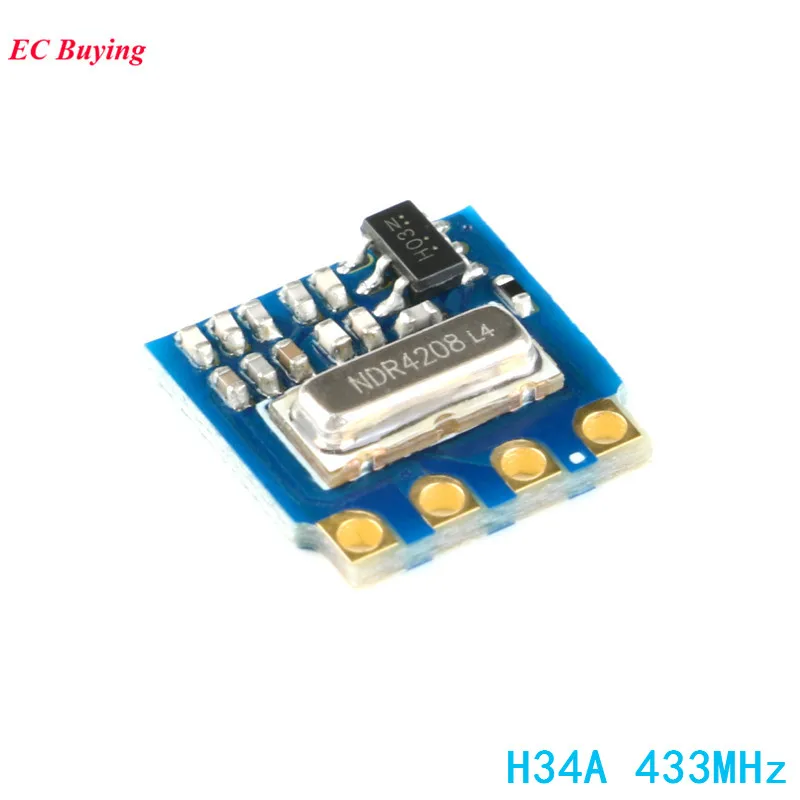 5 шт. H34A 433 МГц модуль передатчика мини RF Беспроводная плата Минимальный