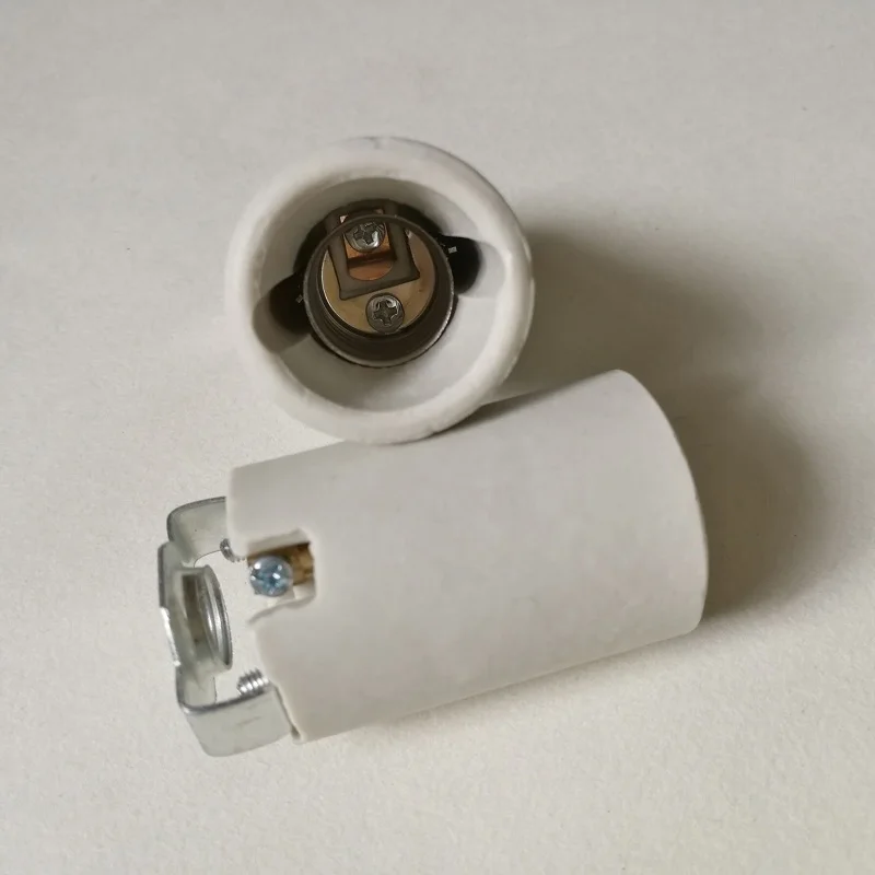 20 шт. керамический патрон E14 e27 базовый держатель лампы освещение Фитинги