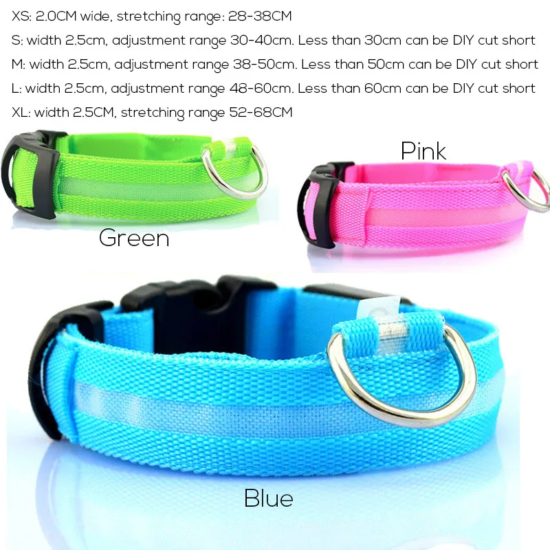 ошейник для собак светящийся товары животных собака животных|led dog collar|pet collardog collar