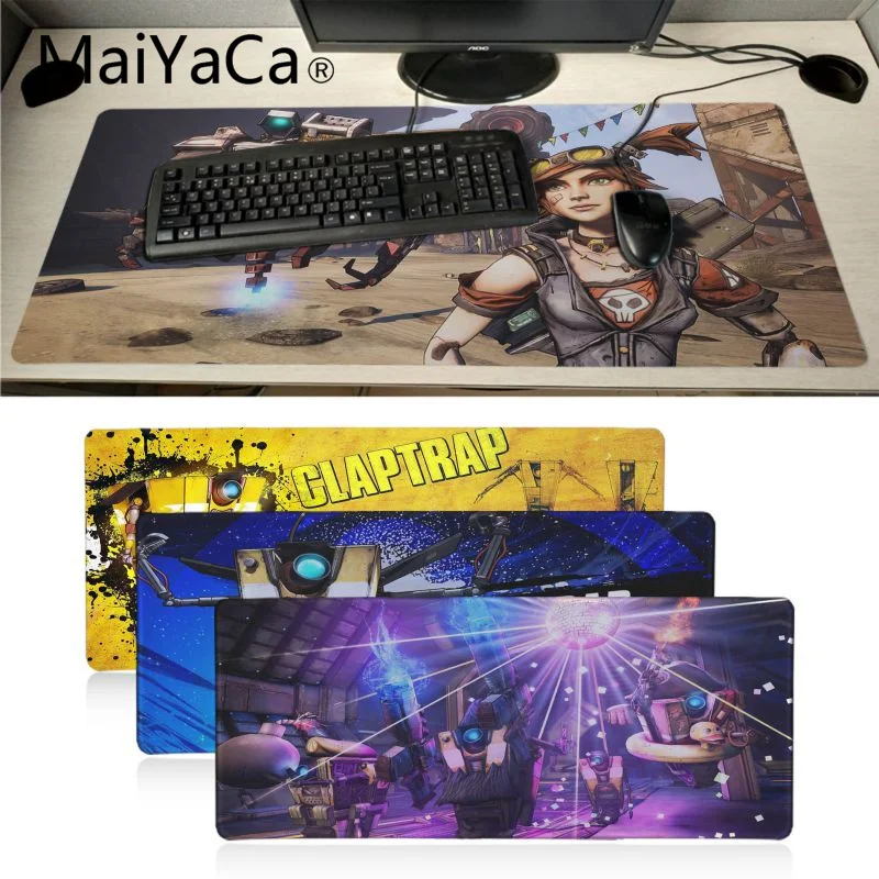 Maiyaca Borderlands 2 Хлопушки роботы резиновая мышь прочный Настольный коврик для мыши оптом геймерские скоростные коврики игровой коврик для мыши