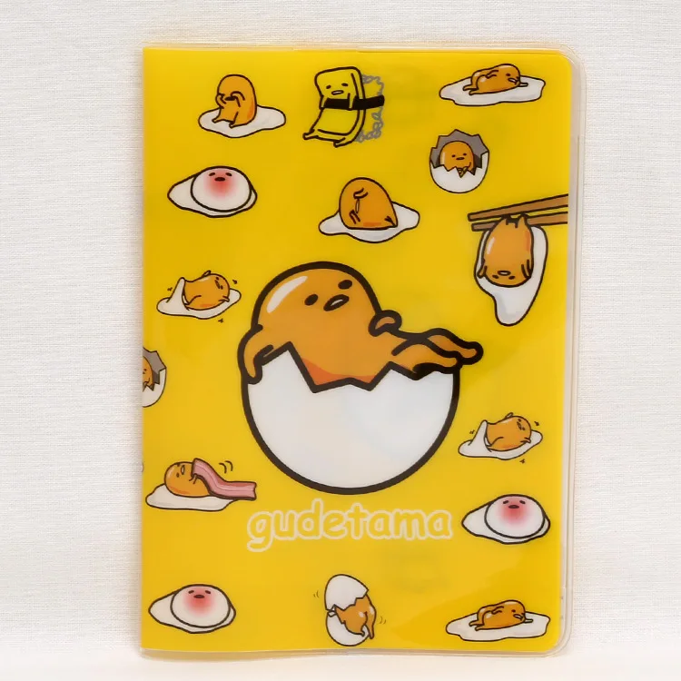 Новая мода мультфильм Gudetama Обложка на паспорт документы сумка утилита ПВХ Паспорт Hoders для девочек Дорожная сумка ID карта посылка чехол