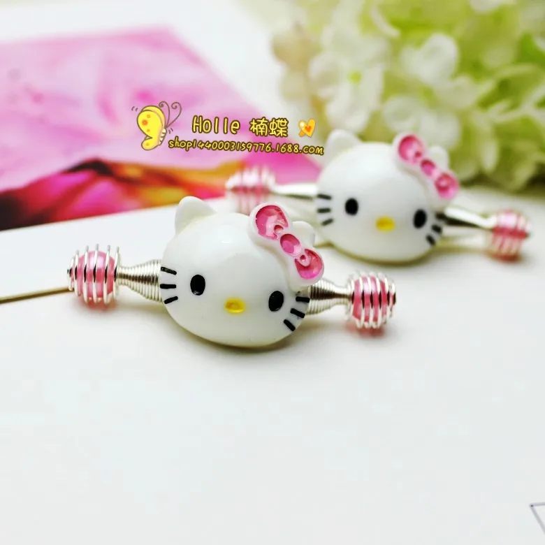 Модный детский головной убор с бантом hello kitty заколки для волос резинки аксессуары для волос заколки резинки для волос для милых малышей