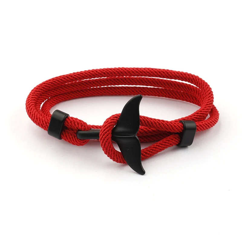 NIUYITID 2019 Новый красный браслет для женщин девушки КИТ хвост Bracalete Милая Красная