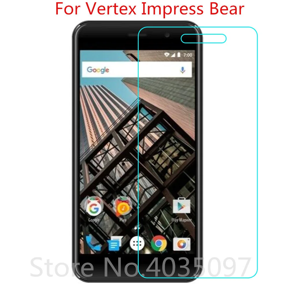 2.5D 9H Премиум Закаленное стекло для Vertex Impress Bear защита экрана закаленная Защитная