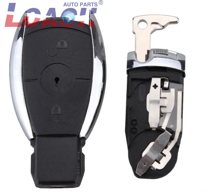 

Smart Key Case Shell with Battery Clamp Holder for Mercedes Benz CL SLk CLK C E S Class with blade 2 button 3 button