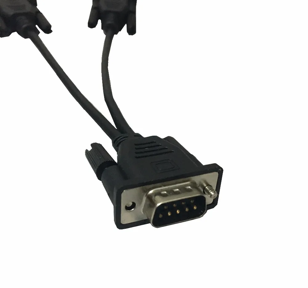 Кабель разветвитель DB9 папа мама последовательный кабель Rs232 Мама 2 в 1 для