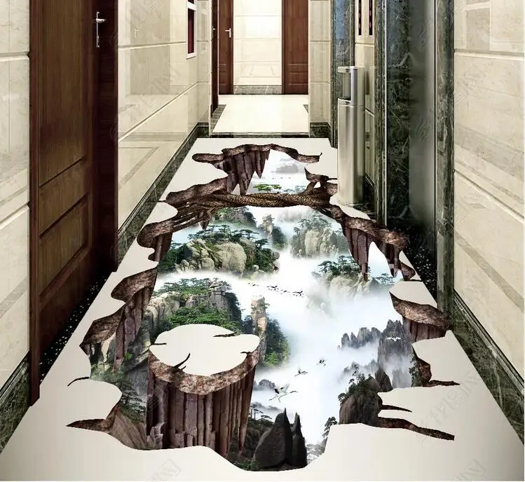 Креативный коврик для кухни HD 3D печать коврики для прихожей, спальни, гостиной, коридора, коридора, большого коврика для ванной, противоскользящие маты - Цвет: 18
