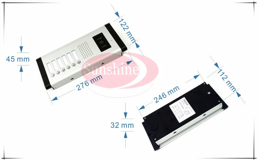 Наружная камера CCD объектив наружный блок видео домофон системы с 10 кнопками для