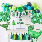 Вечерние воздушные шары динозавр гелий дикие вечерние воздушные шары один рев детские игрушки для детей вечерние подарки на день рождения