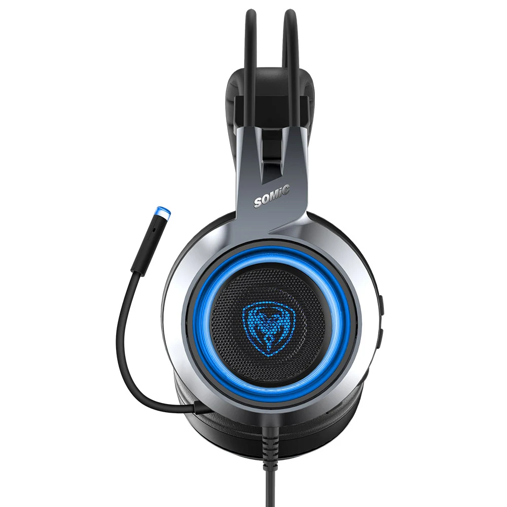 SOMIC G951 Оригинальный игровой наушники глубокий бас стерео звук USB оголовье с