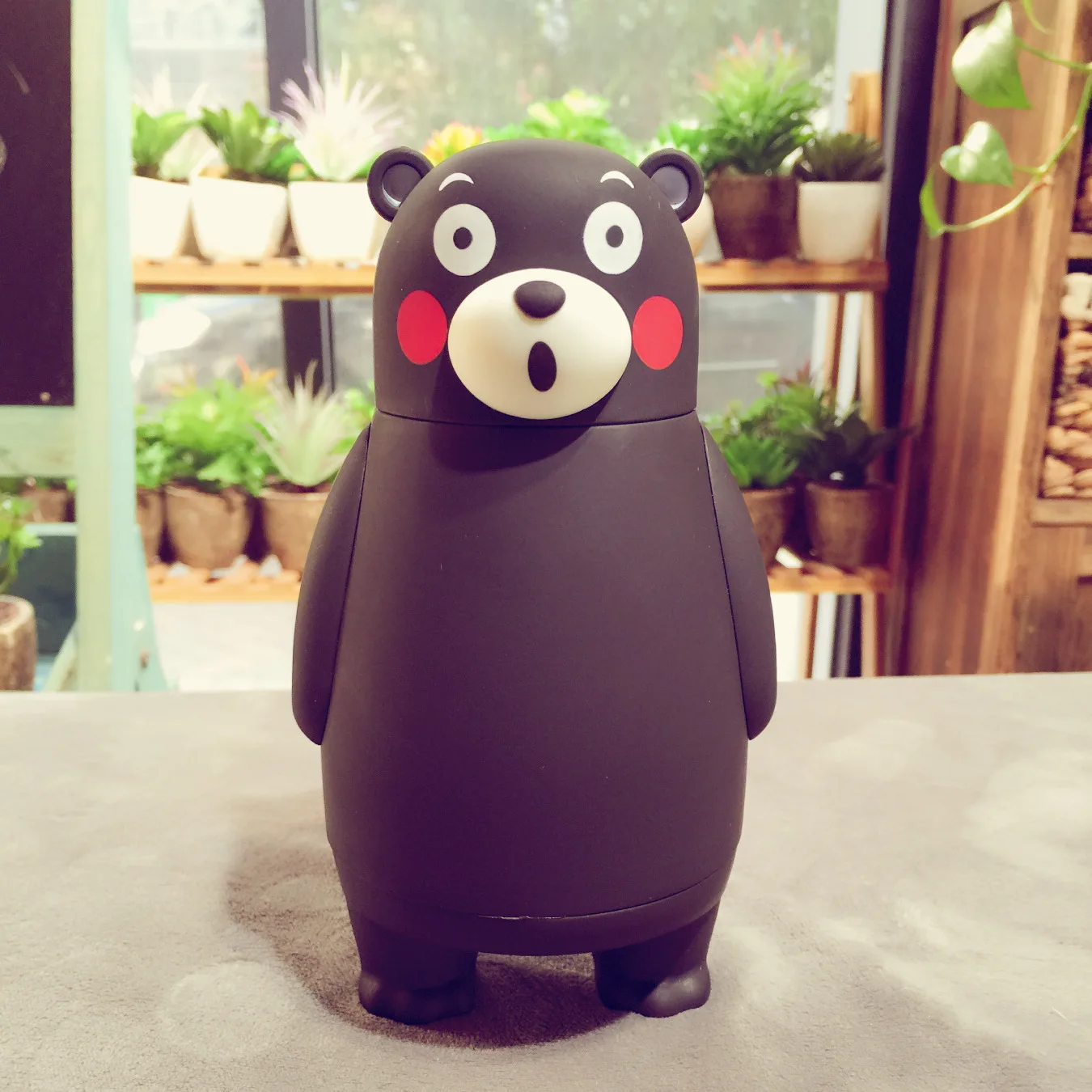 Милый термос Kumamon бутылка для воды японский талисман чашка термоса стеклянная Вакуумная чашка 280 мл детский подарок на день