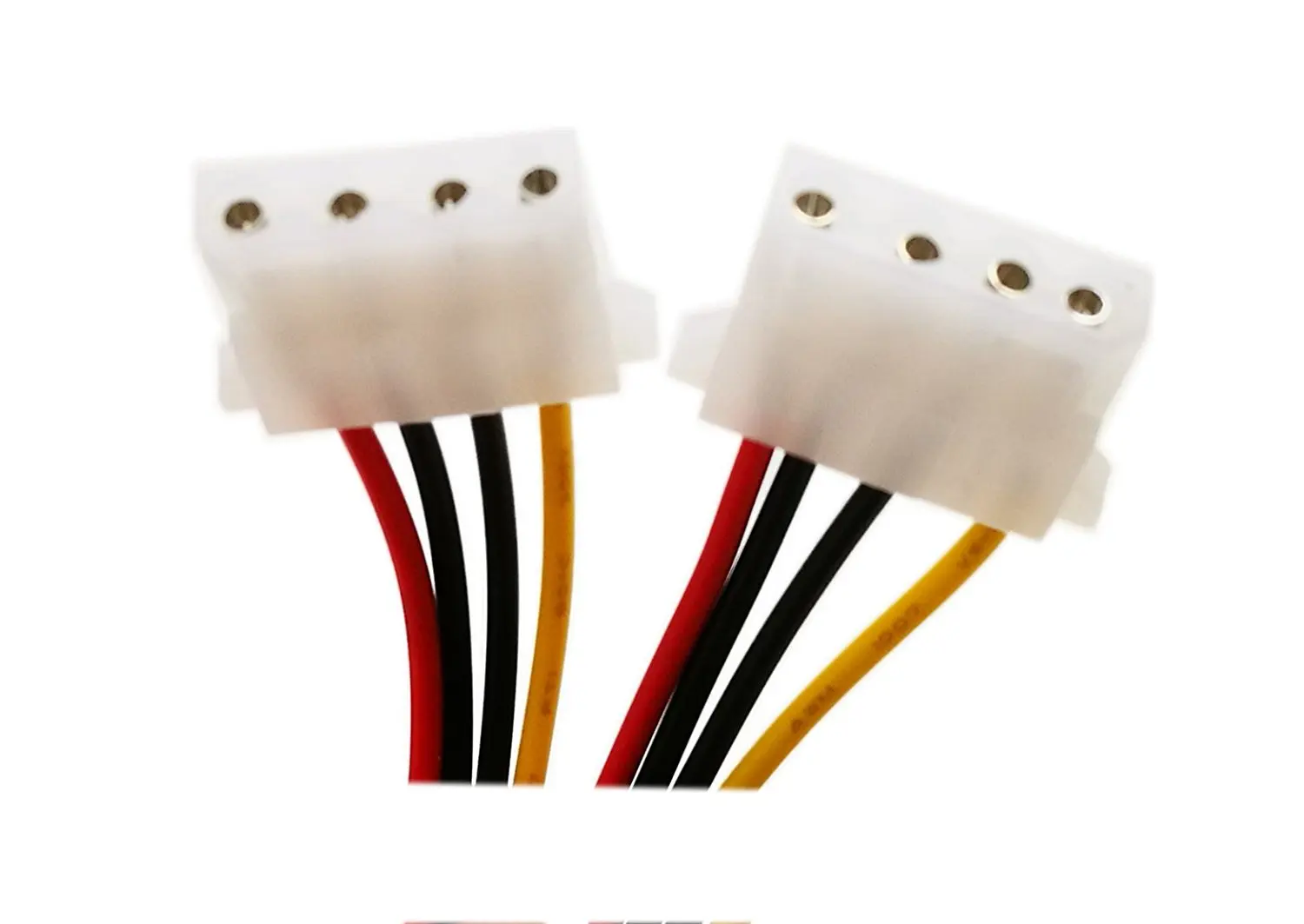 10 шт. 6 &quotSATA 15 контактный штекер к двойному 4 Molex гнездовой Y сплиттер Ide жесткий