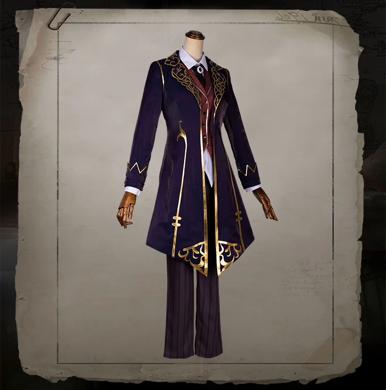 Игра Identity V Joseph полный комплект костюмы для косплея Harajuku на Хэллоуин и Рождество
