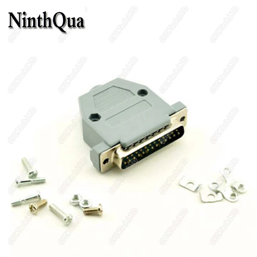 2 шт. штекеры DB25 с пластиковой крышкой|Соединители| |