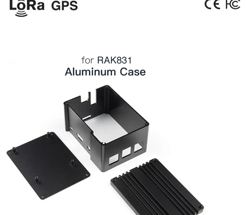 Шлюз алюминиевый корпус Радиатор для RAK2245 LoRa концентратор Модуль и Raspberry pi с полным входом/выходом 069