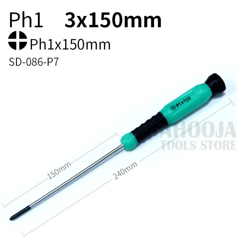 Pro'sKit Многофункциональный щелевой Phillips Ремонт Открытые Инструменты Отвертки для iPhone samsung Galaxy DIY телефон часы игрушка - Цвет: SD-086-P7