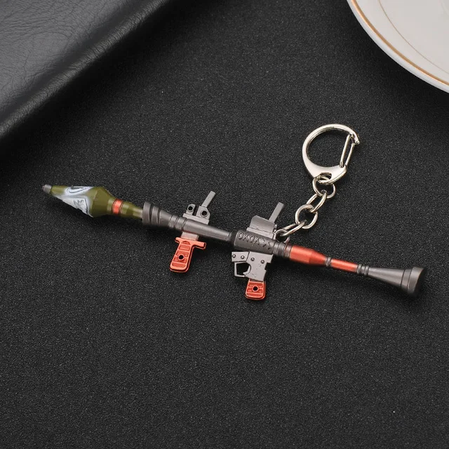 Игры битва металлический брелок для ключей крепость PUBG оружие кольцо ночь Fortniter
