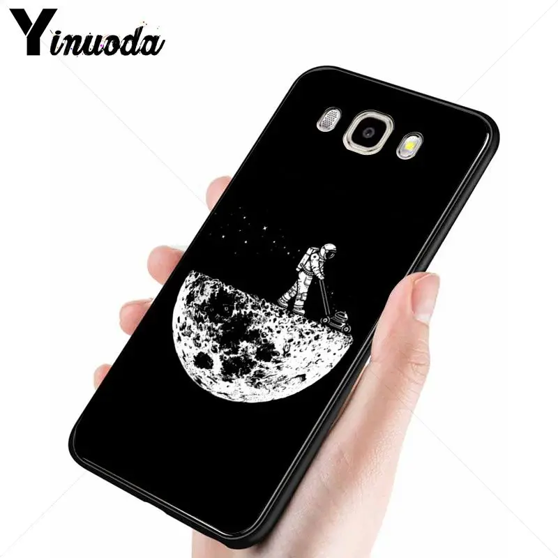 Yinuoda космическая Луна астронавт красочные аксессуары для телефона чехол Samsung Galaxy