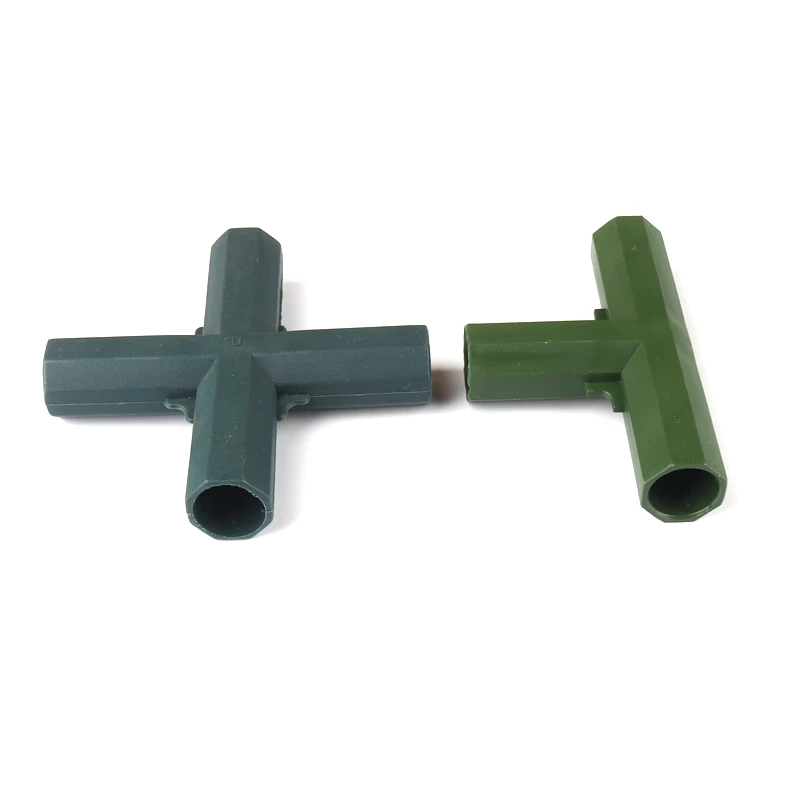 2pcs 16mm Plastic 3 Way/4 Way Connectors Gardening Pillar Connector Vegetable Garden Climbing Plants Bracket Adapters | Дом и сад