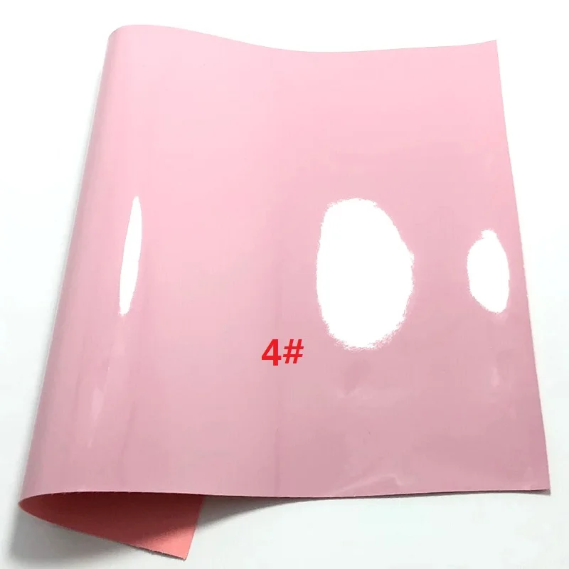 4 1 шт. A4 Размер 21X29 см от бренда Alisa, блеск Cuero Sintetico Лакированная кожа Сделай Сам DIY бигуди для волос Accessroies ремесло кожаный набор «сделай сам» для G17B - Цвет: 4