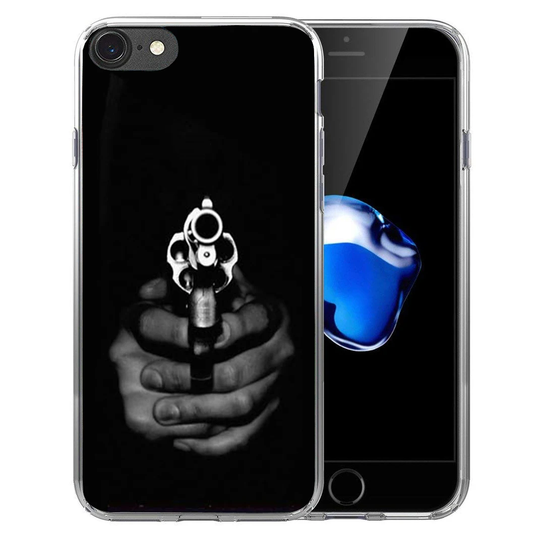Для iPhone X 8 7 плюс 6 S 5 5S SE Мягкие силиконовые ТПУ Защитная хороший Книги об оружии