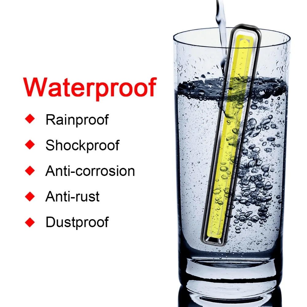 Дневные ходовые светильник 2 шт./компл. универсальные водонепроницаемые COB DRL