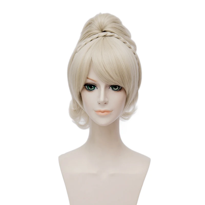 Хэллоуин Lunafreya Nox Fleuret светло Золотой косплэй парик Final Fantasy XV FF15 XV Straigt синтетический парик из волос