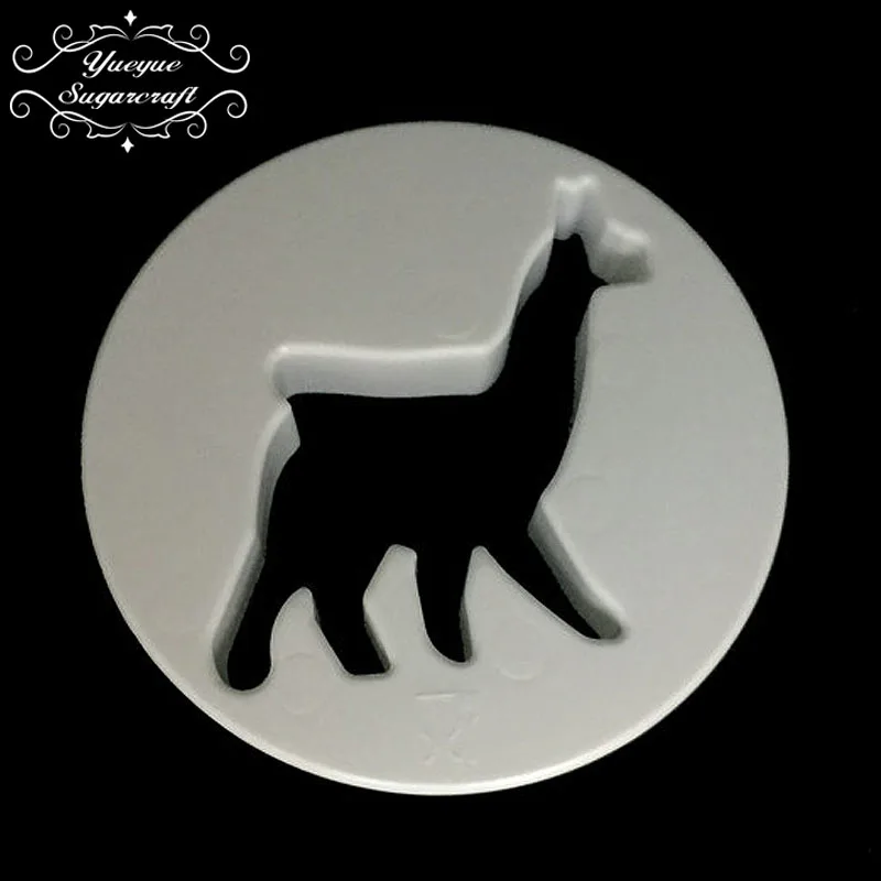 Yueyue Sugarcraft животное лебедь Фламинго кошка Пластиковая форма помадка формы для украшения торта инструменты шоколадная Форма аксессуары для выпечки