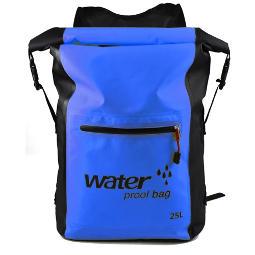 blue Aricxi 25L 500D ПВХ брезент треккинг дрейфующий уплотнение Рафтинг сумка двойные ремни океан пакет водонепроницаемый мешок сухой мешок открытый - Цвет: blue