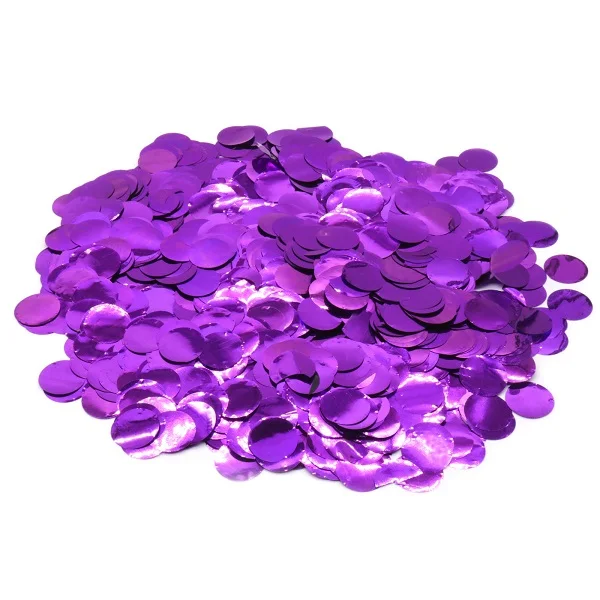 Purple 20 г красочное пластиковое конфетти романтическое свадебное украшение Золото/Серебро Конфетти для воздушного шара День Рождения Вечеринка Детский душ DIY - Цвет: Purple