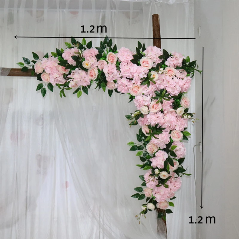 style 7 1 шт. 120 см свадебная АРКА, ряд цветов, цветочные искусственные цветы, настенный Свадебный сценический фон, домашний декоративный искусственный цветок, дисплей - Цвет: style 7
