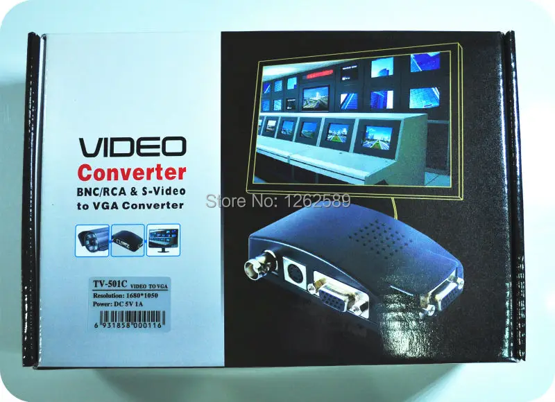 1 компл. AV S-Video RCA Композитного Видеосигнала для Портативных ПК VGA TV конвертер