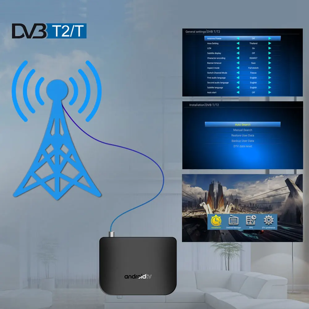 Mecool M8S плюс DVB смарт 4 К Android 7 1 ТВ коробка T2 S2X/S2 наземных Combo Amlogic S905D ядра ГБ 8 BT4.1 1080