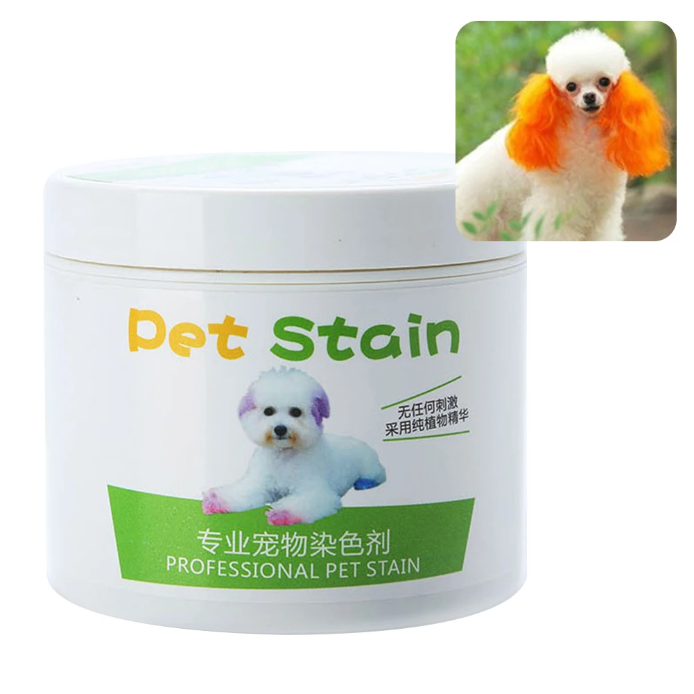 1Pc 100ml Professional Hair Dye Gel for Dogs Pet Stain Anti Allergic Cat Dog Hair Dye Cream Coloring Agent DIY dyeing wax
