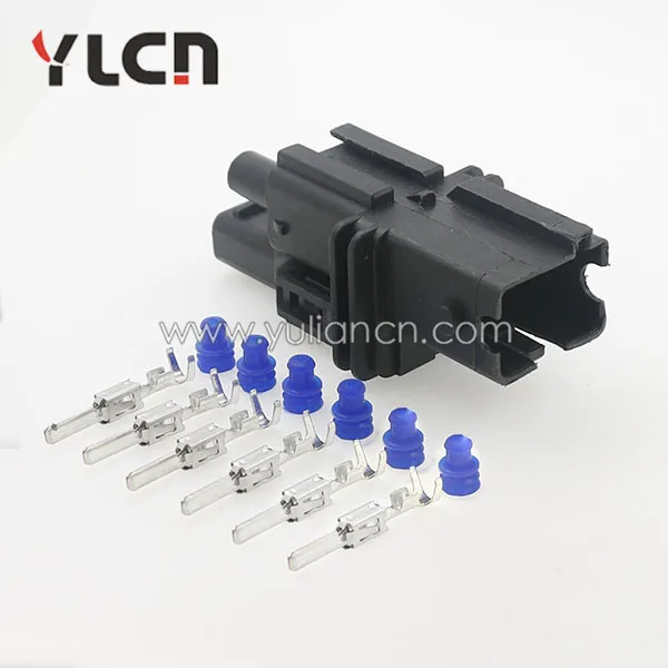 

3 sets 6 pin/way Male Auto plastic super waterproof Car connector