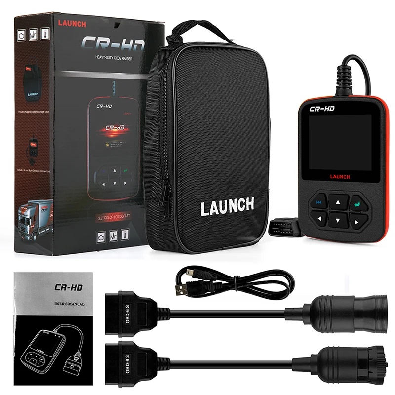 Сканер Launch CR HD для тяжелых условий эксплуатации диагностический сканер OBD 2