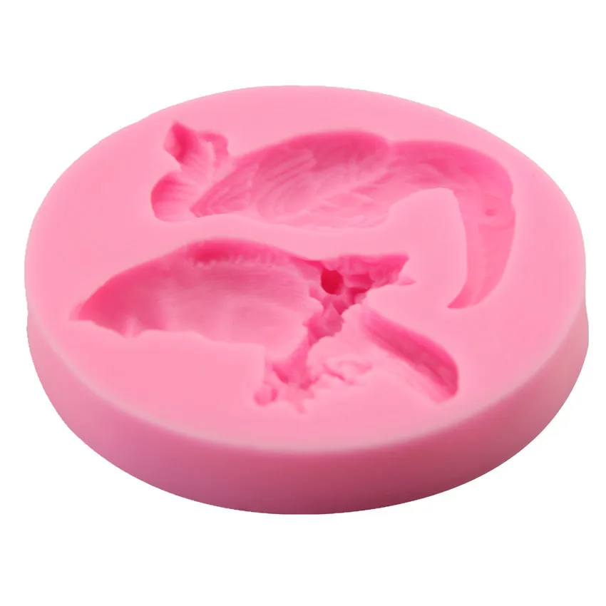 Птицы Попугай силиконовые формы для украшения торта Fondant (сахарная) Сахар Форма