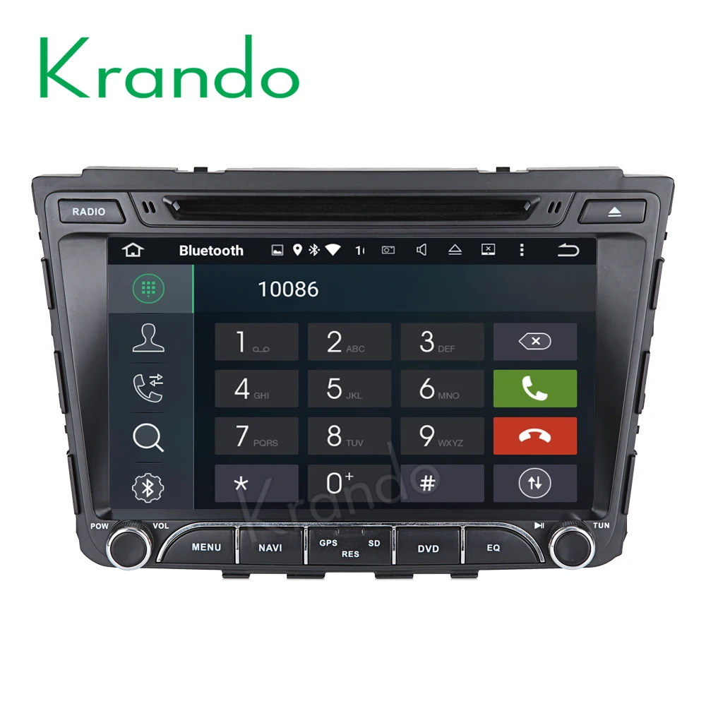 Автомагнитола Krando Android 9 0 dvd gps мультимедиа для hyundai ix25 creta 2014 2015 2016 2017 система