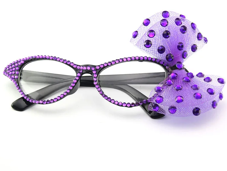 Бабочка декоративная кошачий глаз в рамке праздничные очки костюм маска для