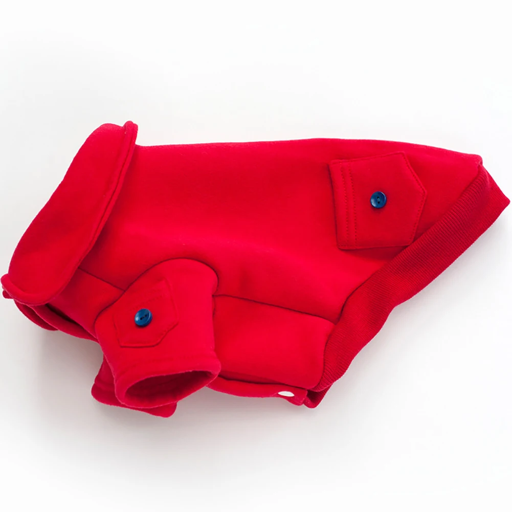 Lovely Dog Pet Puppy Clothes Turn Down Collar Button Coat Jacket Shirt Apparel hot | Дом и сад