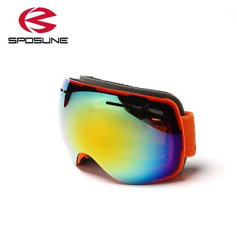 Безрамные лыжные очки мужские женские очки для сноуборда gafas лыжные очки Анти-туман УФ ветрозащитные зимние лыжные очки