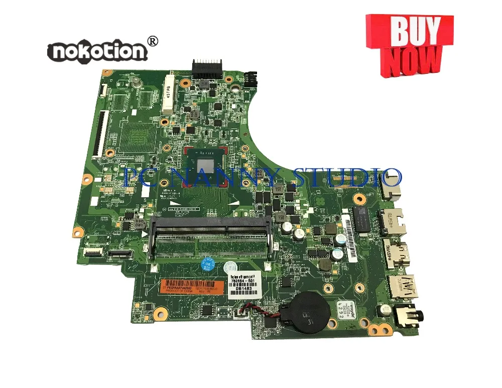 

Материнская плата PCNANNY 752884-501 752884-001 для ноутбука HP Pavilion 14-D 240 G2 N2820 DDR3
