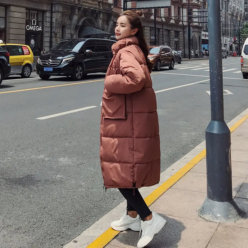 Более Размеры d парка пальто Harajuku зимняя куртка стеганая Для женщин капюшон