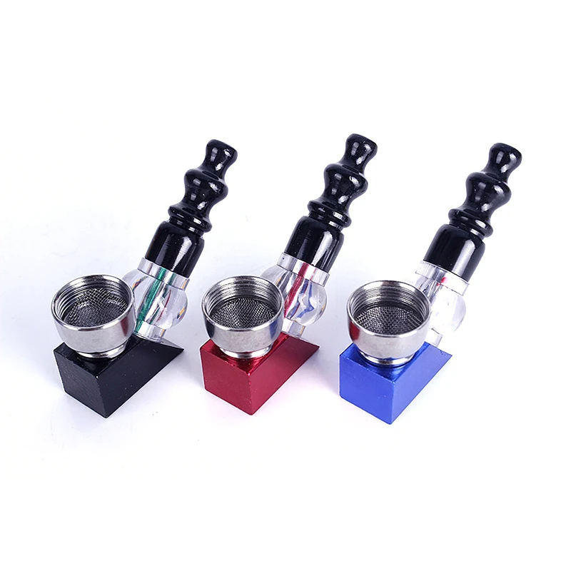 Металлические курительные трубки для табака портативная креативная курительная