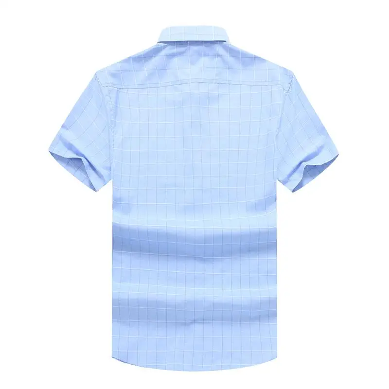 Мужская рубашка в красно-синюю клетку размеры 10XL 8XL 6XL 5XL | одежда