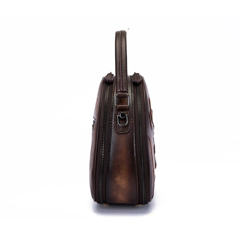 2018 Чехол женский из натуральной кожи винтажный дизайн женская сумка высокого