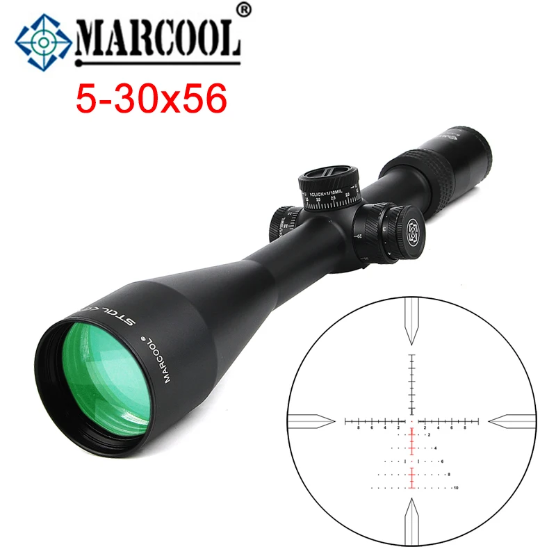 Оптический прицел MARCOOL 5 30x56 SFIR коллиматор с красной точкой пневматический для