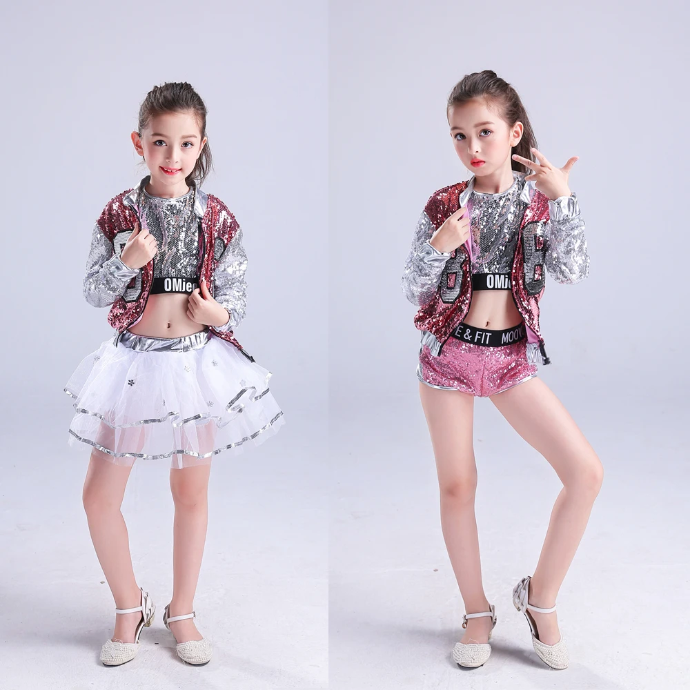 Детские танцевальные костюмы из 3 предметов танцевальная одежда в стиле джаз